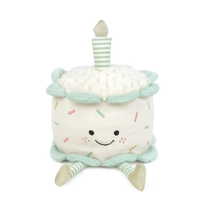 Mon Ami Plush Toy - Happy Birthday Cake - Mint