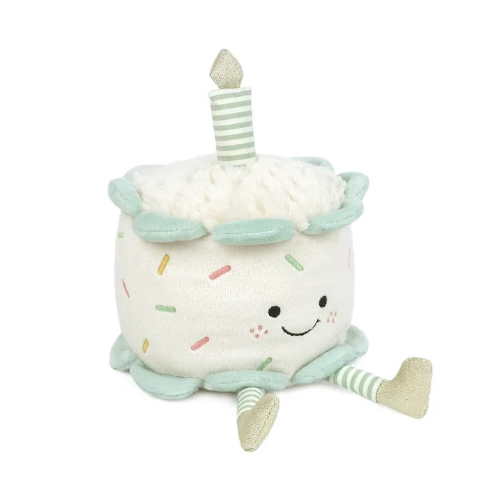 Mon Ami Plush Toy - Happy Birthday Cake - Mint