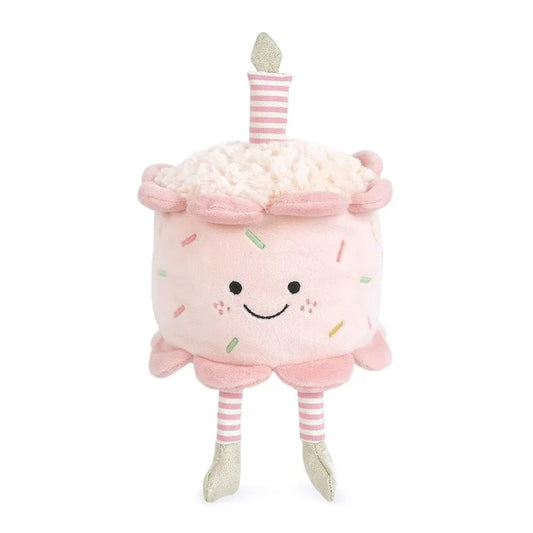 Mon Ami Plush Toy - Happy Birthday Cake - Pink