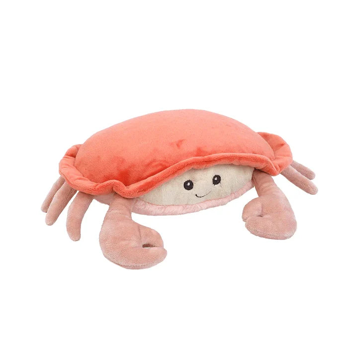 Mon Ami Shaggy Shy Crab - Pink/Red