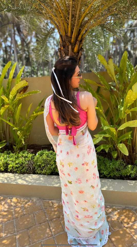 Morning dew sari