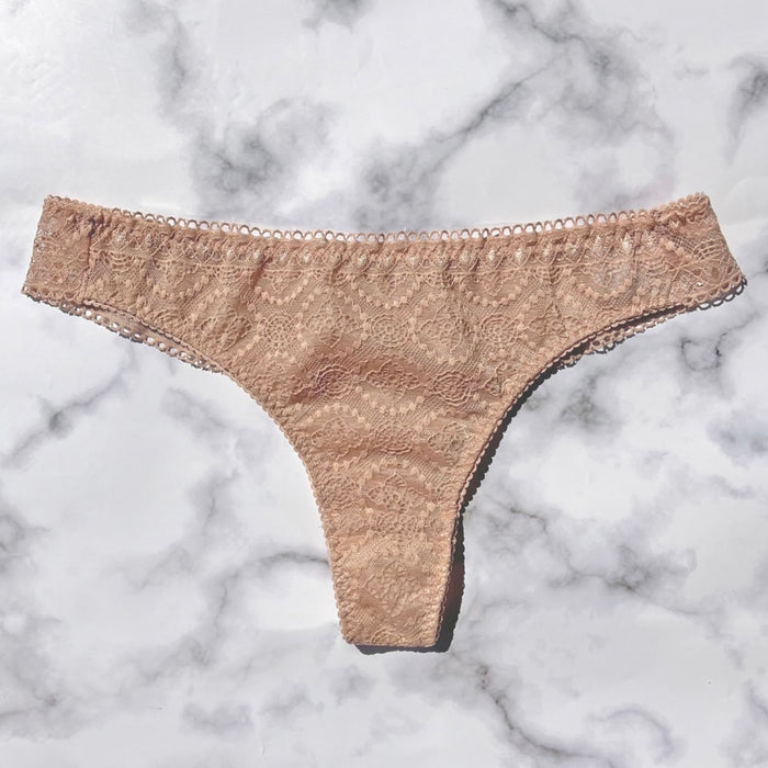Moroccan Thong | Pink Brown