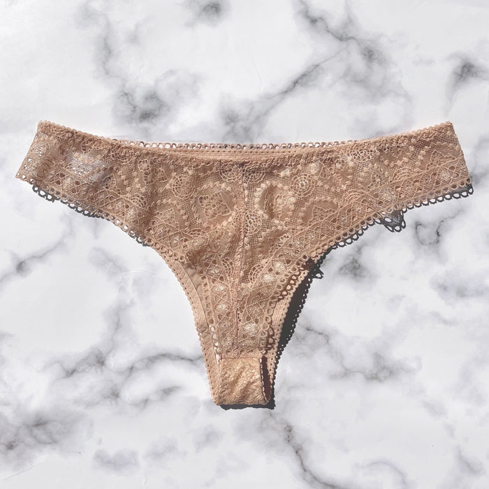 Moroccan Thong | Pink Brown