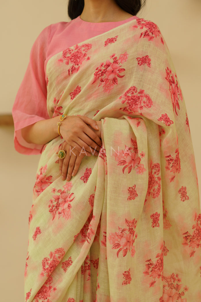 Mridula Linen Sari