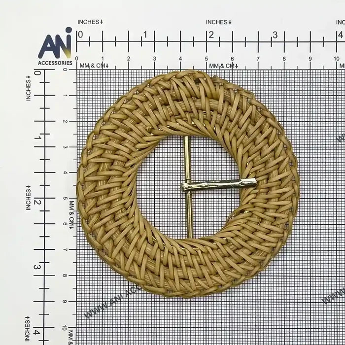Natural Raffia Buckles