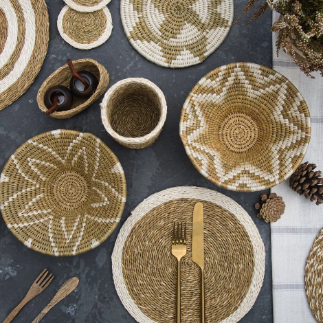 Natural Woven Trivet / Placemat