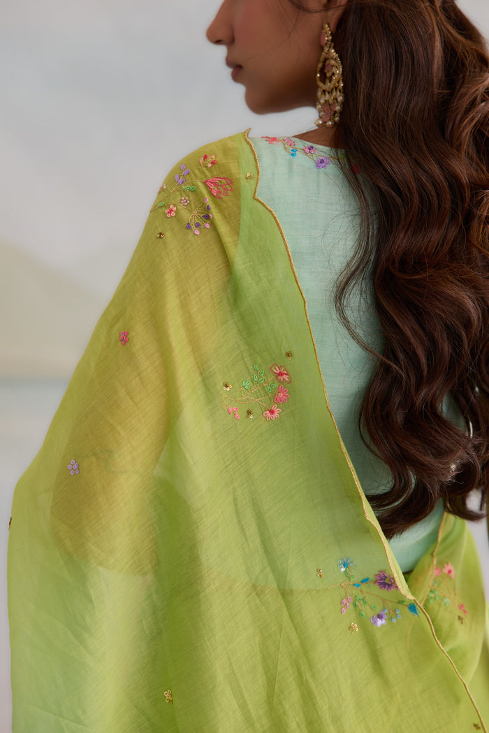 Nazam Chanderi Sari