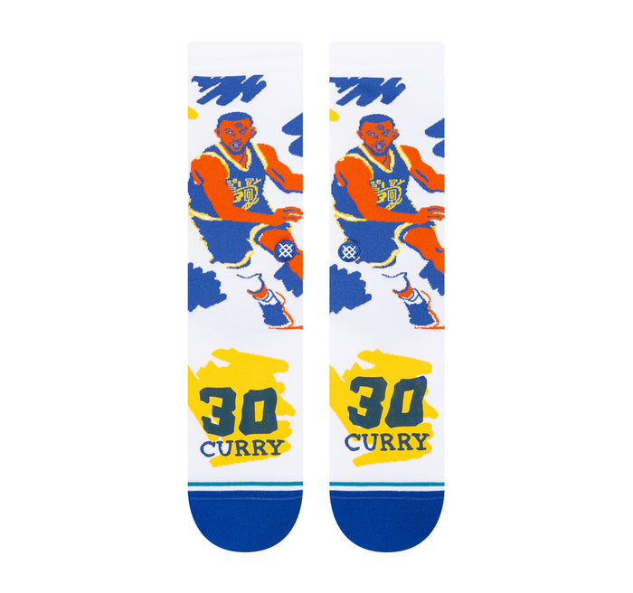 NBA X Stance Curry Paint Crew Socks - On The EDGE