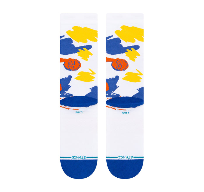 NBA X Stance Curry Paint Crew Socks - On The EDGE