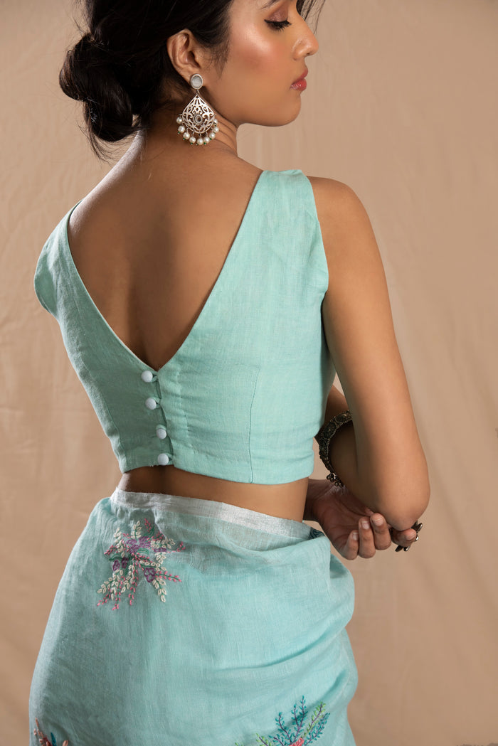 Neel Gagan Linen Blouse