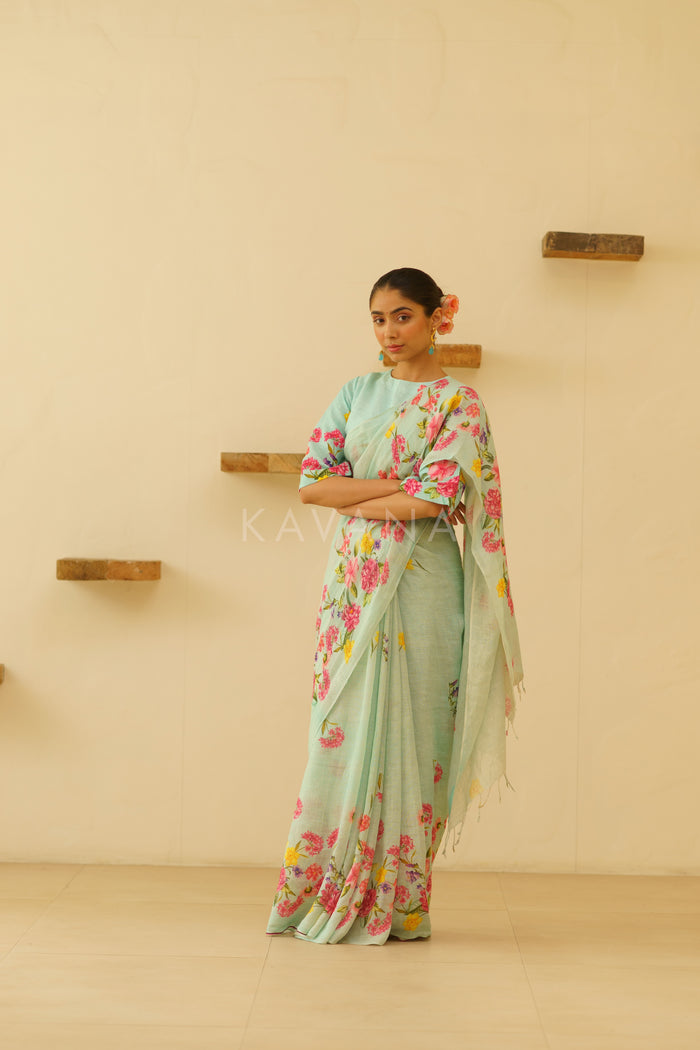 Neesa Linen Sari