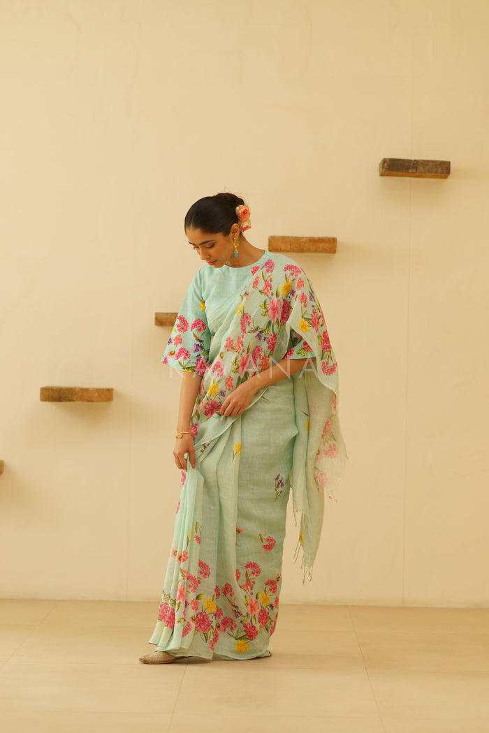 Neesa Linen Sari
