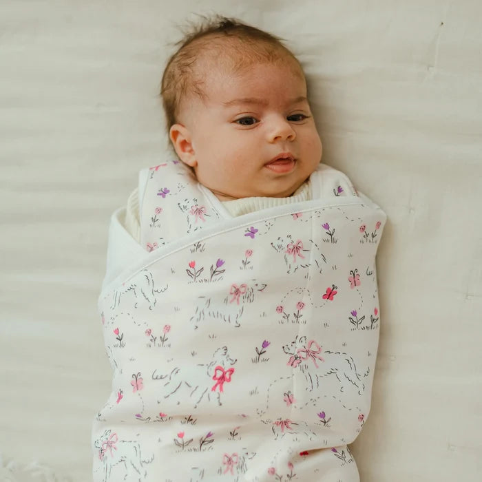 Nest Designs 1.0 TOG Swaddle Sleep Bag - Doggie Meadow