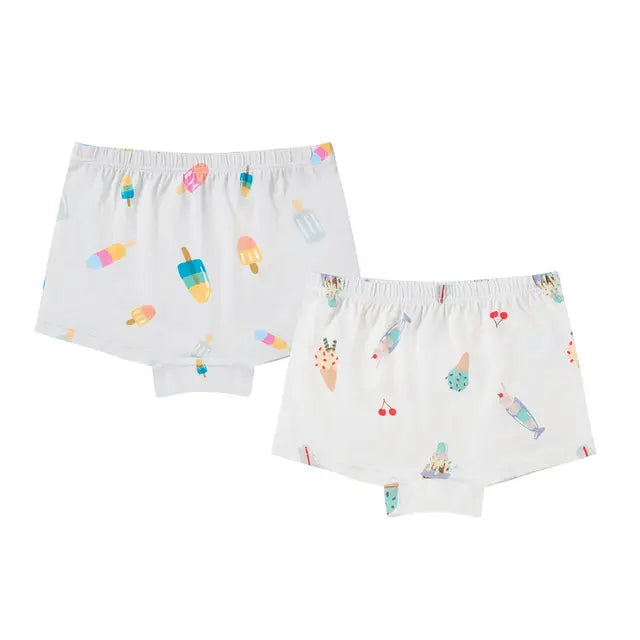 Nest Designs Bamboo Girls Boy Short Underwear (2 Pack) - Sweet Treats