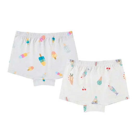 Nest Designs Bamboo Girls Boy Short Underwear (2 Pack) - Sweet Treats