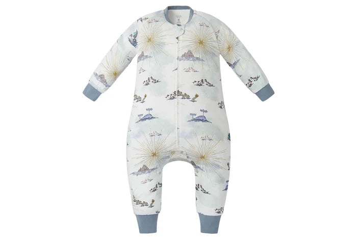 Nest Designs Long Sleeve Footed Sleep Bag 1.0 TOG - Ocean Wonders