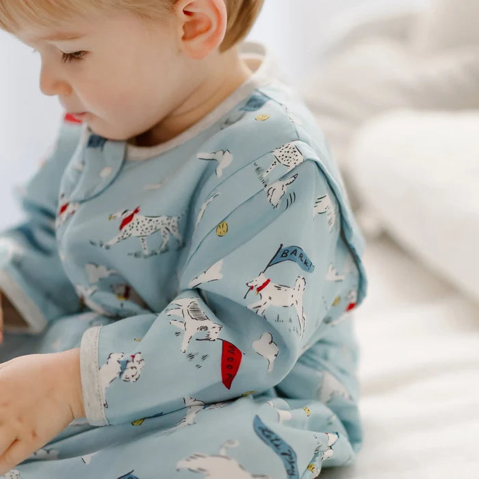 Nest Designs Removable 3/4 Sleeve 0.6 TOG Sleep Bag - Puppy Park