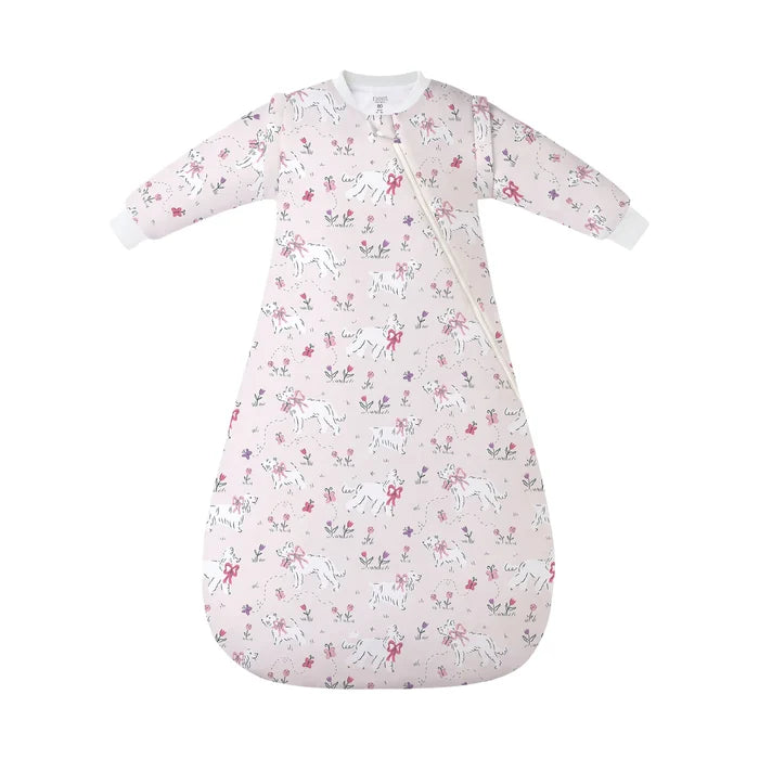 Nest Designs Removable Long Sleeve 1.0 TOG Sleep Bag - Doggie Meadow