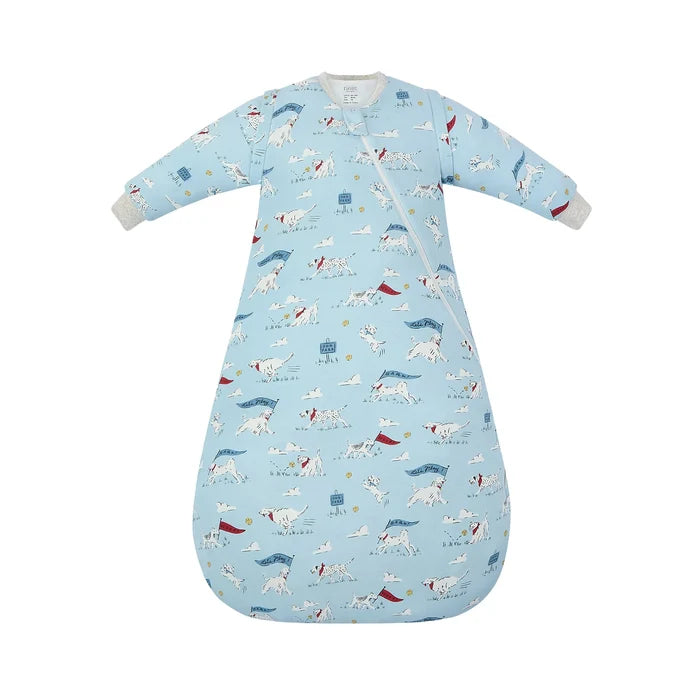 Nest Designs Removable Long Sleeve 1.0 TOG Sleep Bag - Puppy Park