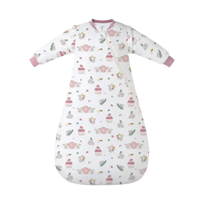 Nest Designs Removable Long Sleeve 1.0 TOG Sleep Bag - Very Squirrelly