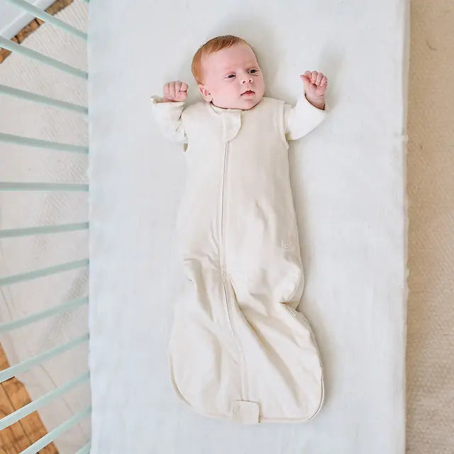 Nest Designs Swaddle Sleep Bag 1.0 TOG Bamboo Jersey - Antique White
