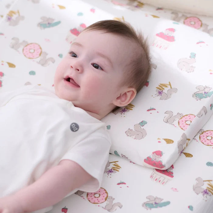 Nest Designs Toddler Pillow with Pillowcase - Very Squirrelly