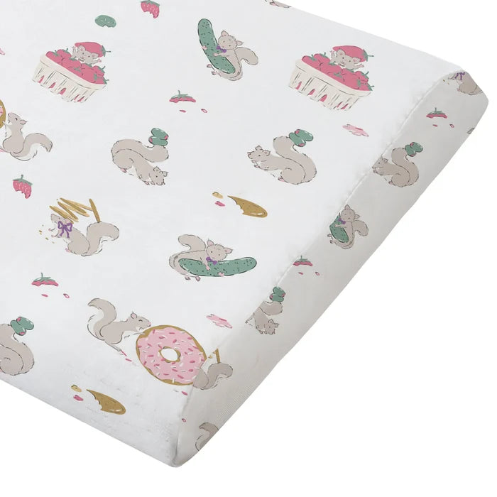 Nest Designs Toddler Pillow with Pillowcase - Very Squirrelly