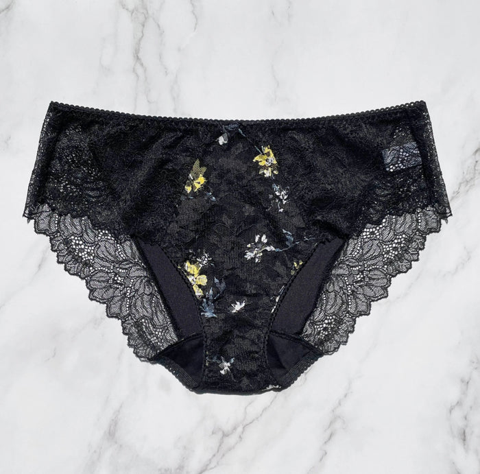 Night Garden Bikini | Black