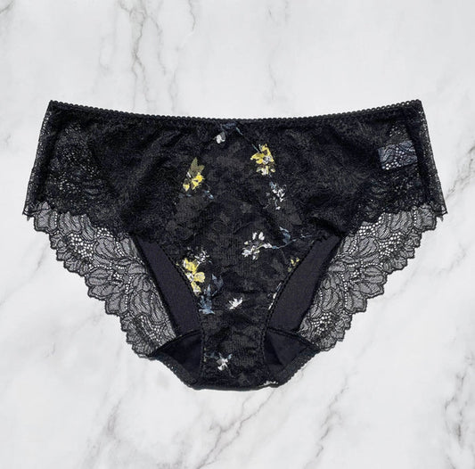 Night Garden Bikini | Black