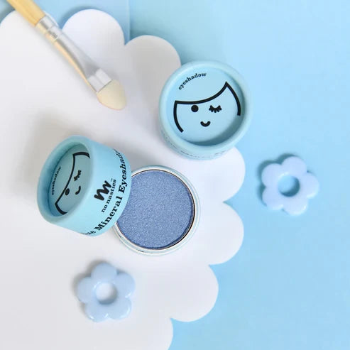 No Nasties Blue Eco Natural Kids Makeup Pressed Powder