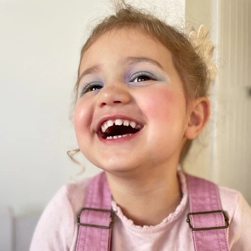 No Nasties Blue Eco Natural Kids Makeup Pressed Powder