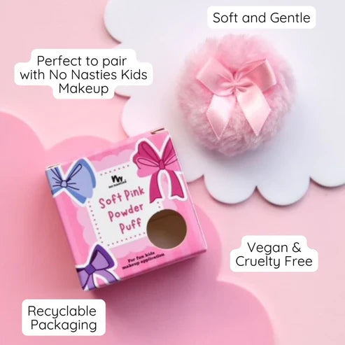 No Nasties Soft Pink Powder Puff