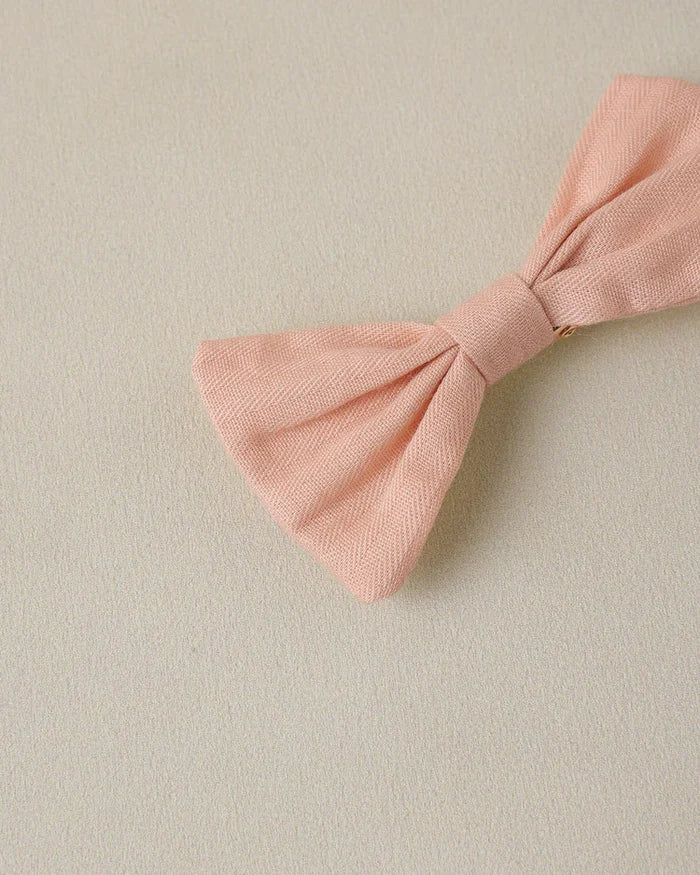 Noralee Little Bow Clips - Blush
