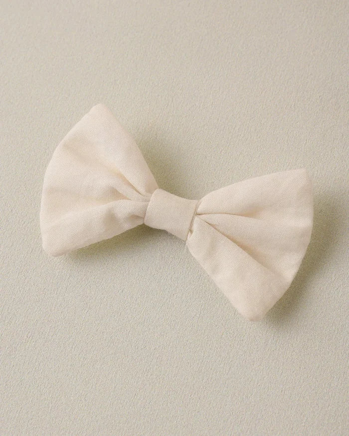 Noralee Little Bow Clips - White