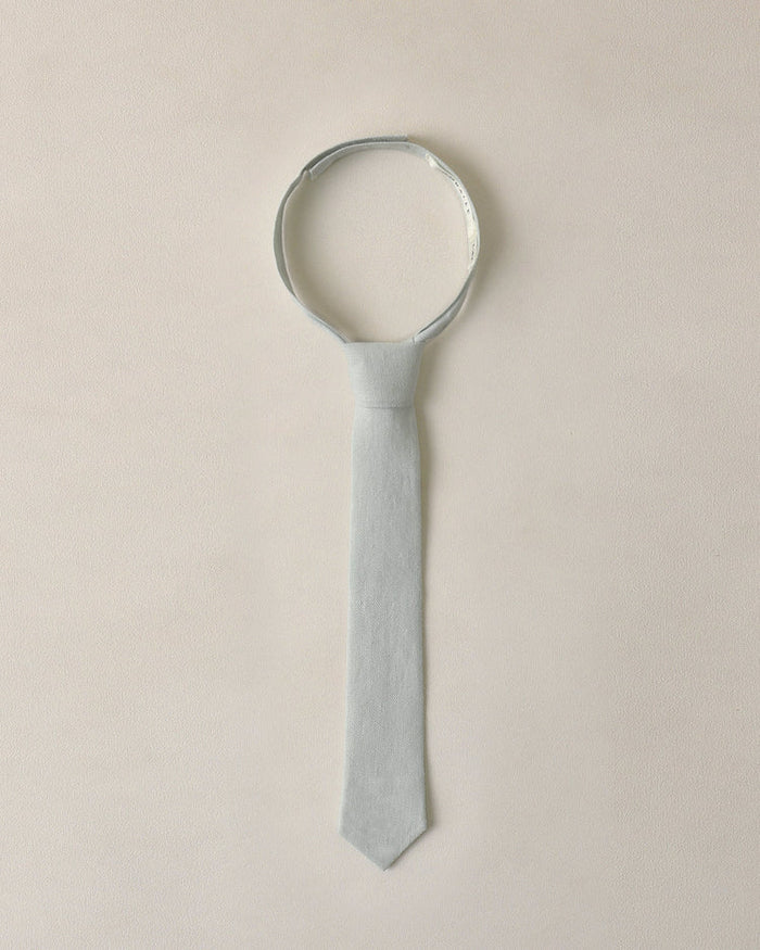 Noralee Skinny Tie - Heathered Mist