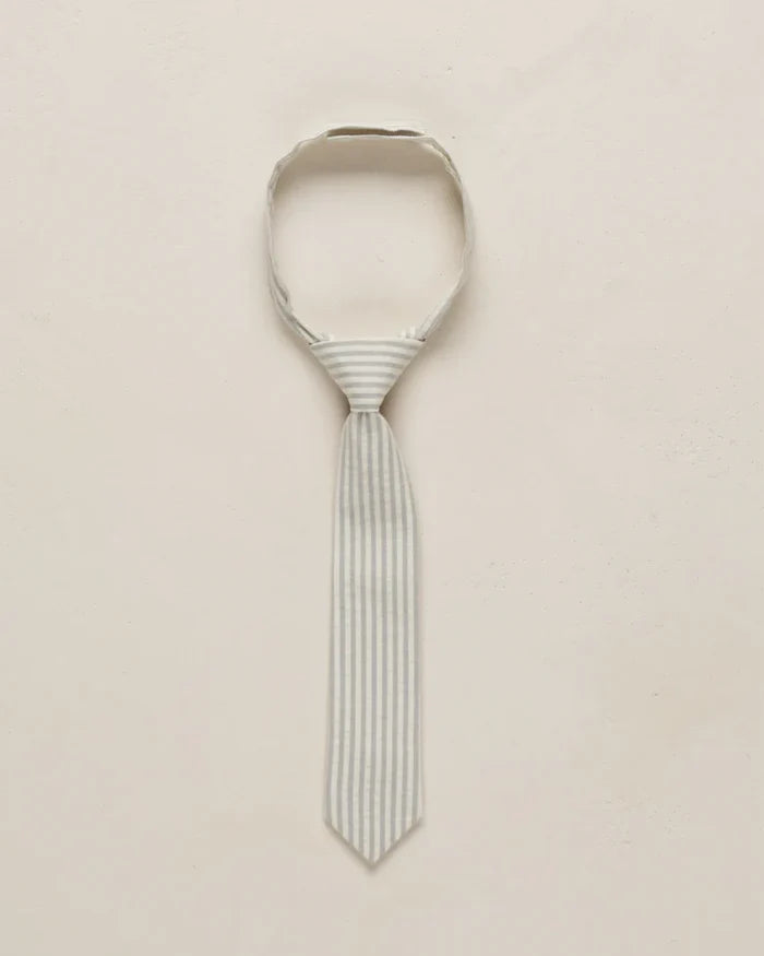 Noralee Skinny Tie - Sage Stripe
