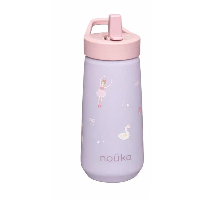 Nouka Flip-Top Straw Dinking Bottle 14oz