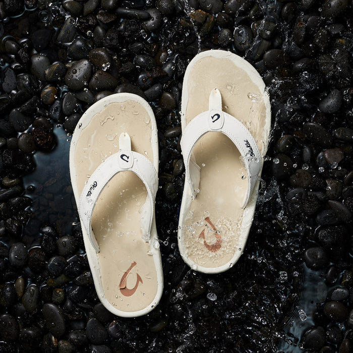 Olukai 'Ohana Men's Beach Sandals - White Sand & Deepest Depths by Olukai