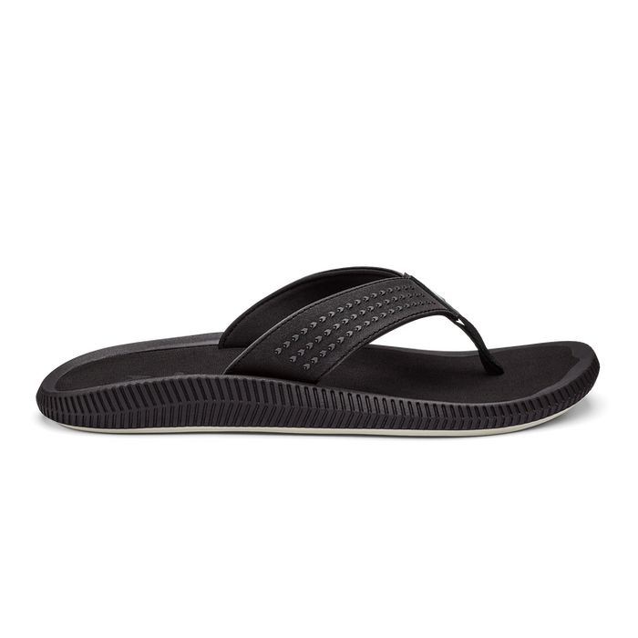 Olukai Ulele Men's Beach Sandal - Black by Olukai