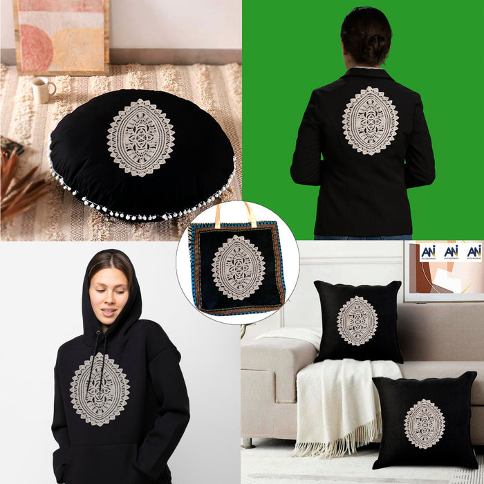 Oval Crochet Cotton Doily Sew Patch