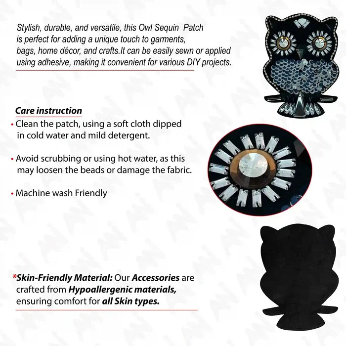 Owl Bead Patch