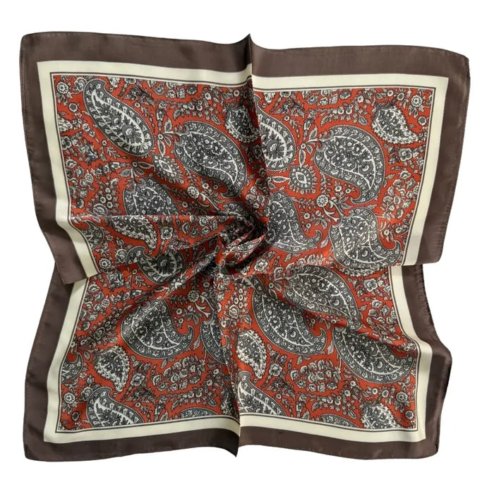 Paisley Neck Scarf | Brown