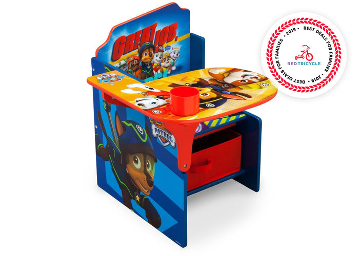 Delta Children PAW Patrol Chair Desk with Storage Bin, Right View a1a Paw Patrol 1121