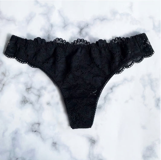 Peony Thong | Black