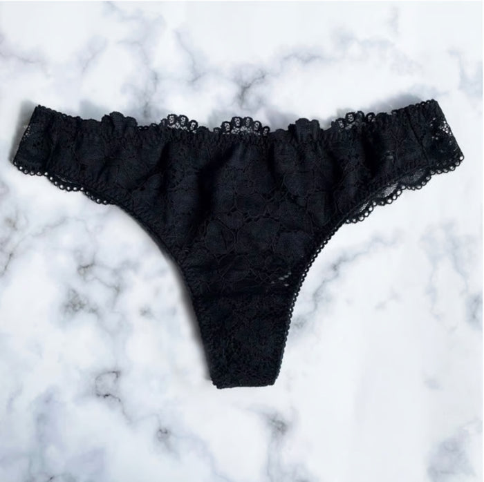 Peony Thong | Black