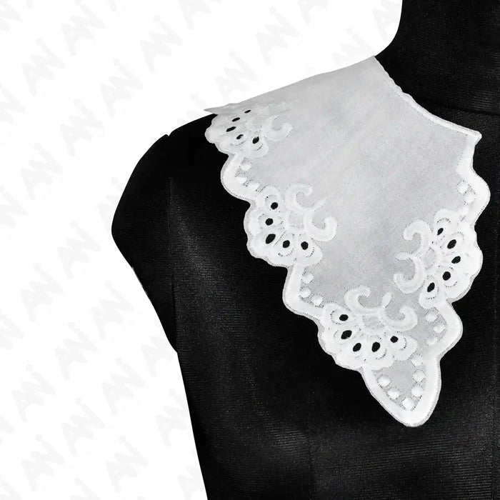 Ani Accessories Peter Pan Cutwork Neck Collar crafted for refined ethnic and modern outfit upgrades