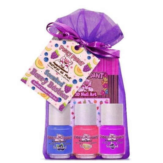 Piggy Paint Gift Set -  Scented Berry Besties