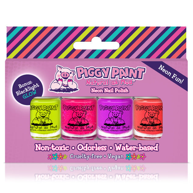 Piggy Paint Polish Box Set - Mini Neon