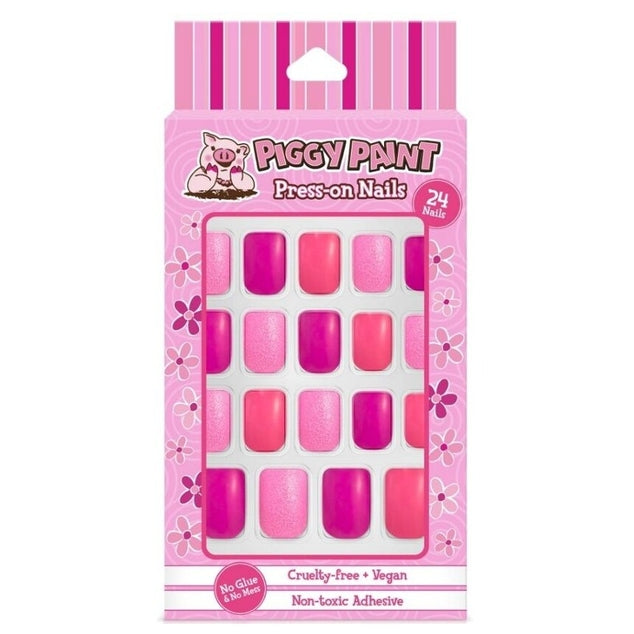 Piggy Paint Press-On Nails - Pretty In Pink