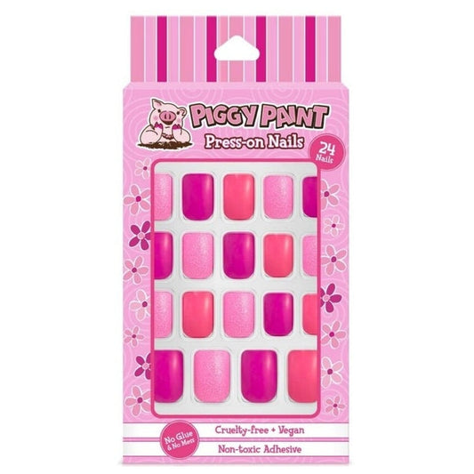 Piggy Paint Press-On Nails - Pretty In Pink